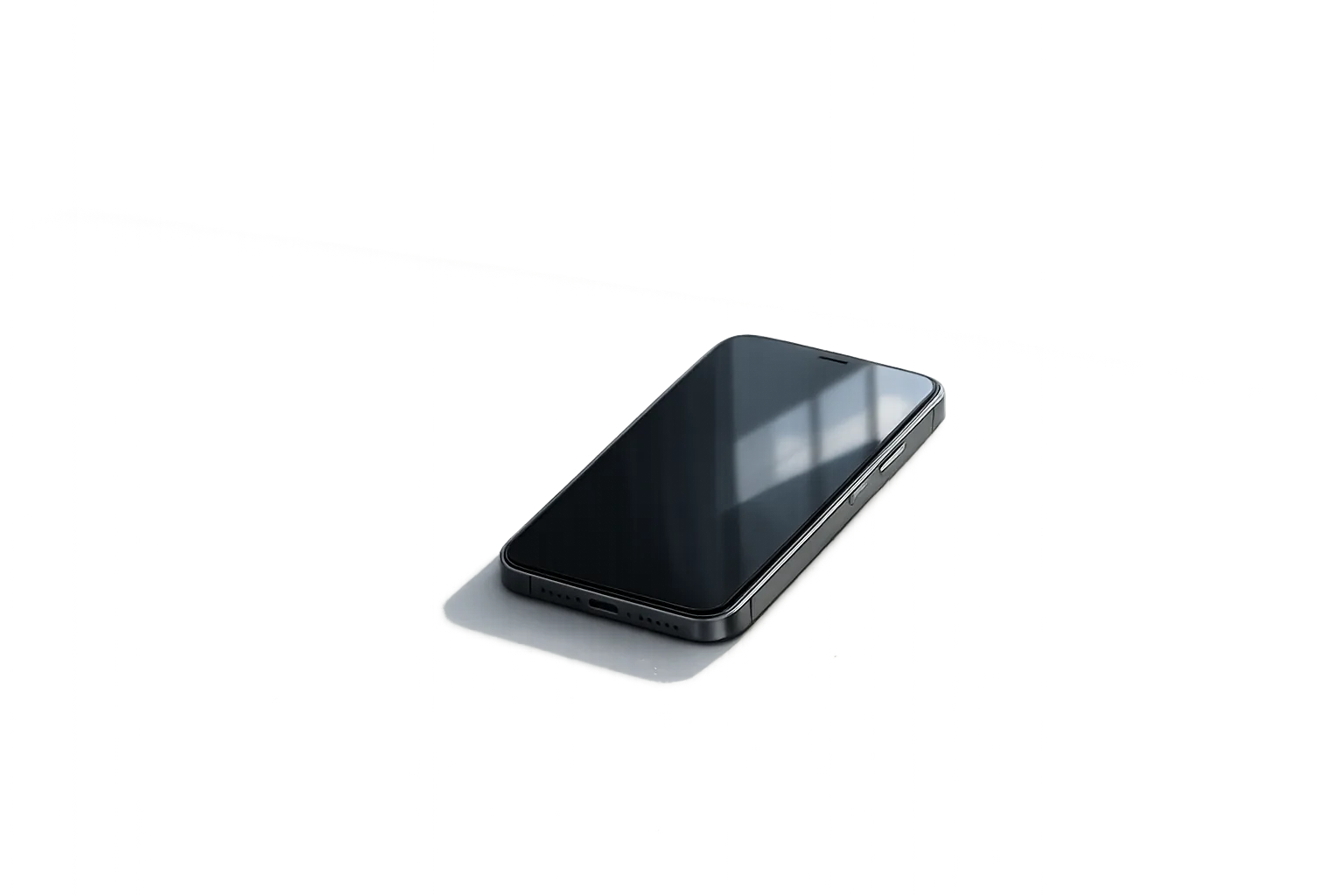 SHIFT LINK導入後、スマホ1台だけの整然としたデスク